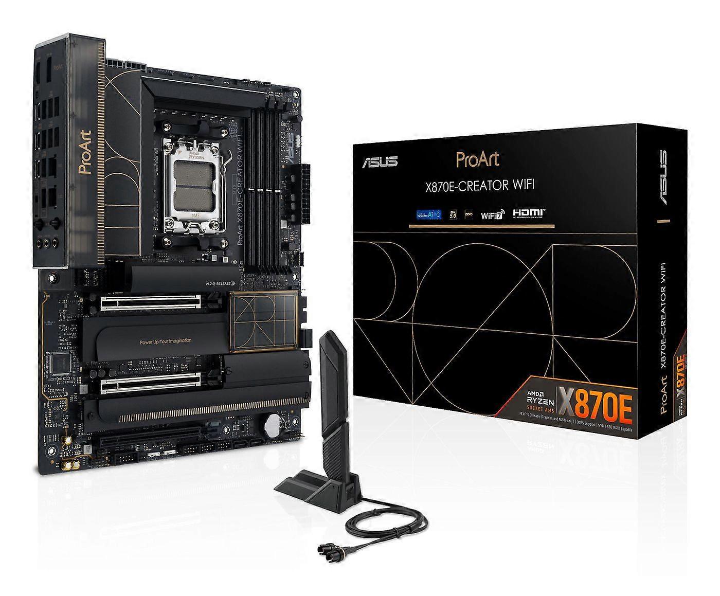 Asus AMD Socket AM5 for AMD Ryzen 9000 & 8000 & 7000 Series Desktop Processors AMD X870E