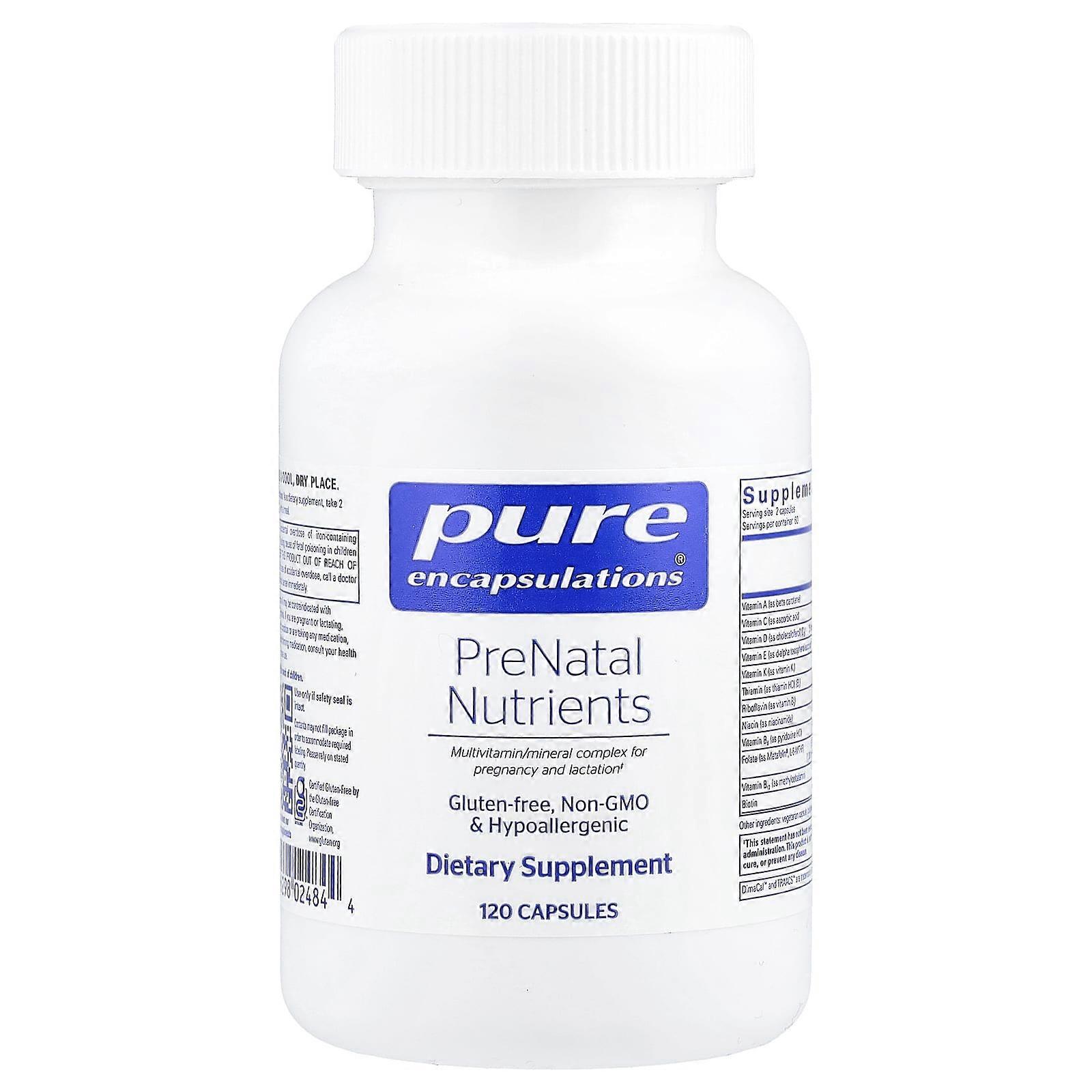 Pure Encapsulations, PreNatal Nutrients, 120 Capsules