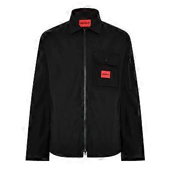 Hugo Mens Logo Cotton Overshirt
