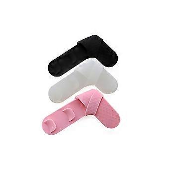 4 hebillas de extensión para mascarillas, ajustables, accesorios prácticos para hombres y mujeres (negro)