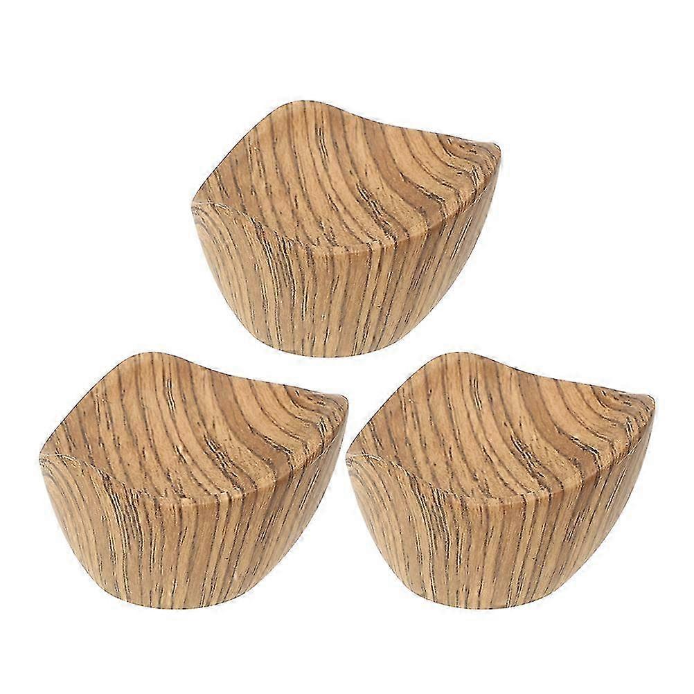 Replacement Pan Cover Handle compatible withPot Lid Grip Wood Pattern 3Pcs