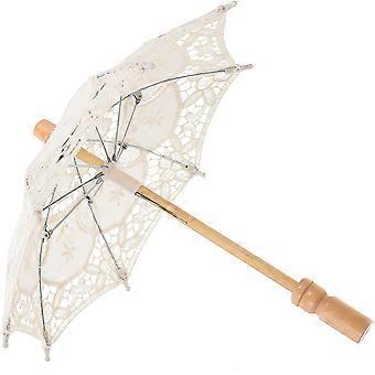 Elegant Lace Bridal Umbrella Parasol for Wedding Photo Prop 1 Piece