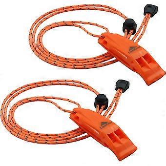 Emergency Survival Whistle with Lanyard, Loud Blast 120dB for Kayak, Life Vest, Boating, Fishing, Camping, Hiking, Hunting, Rescue