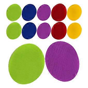 Colorful Carpet Marker Stickers for Trainning 30Pcs Supplies
