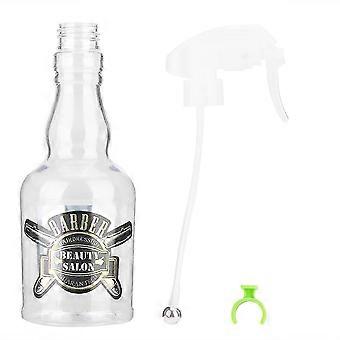 280ml Vintage Water Sprayer Refillable Barber Empty Spray Bottle Hair Accessory (Transparent)