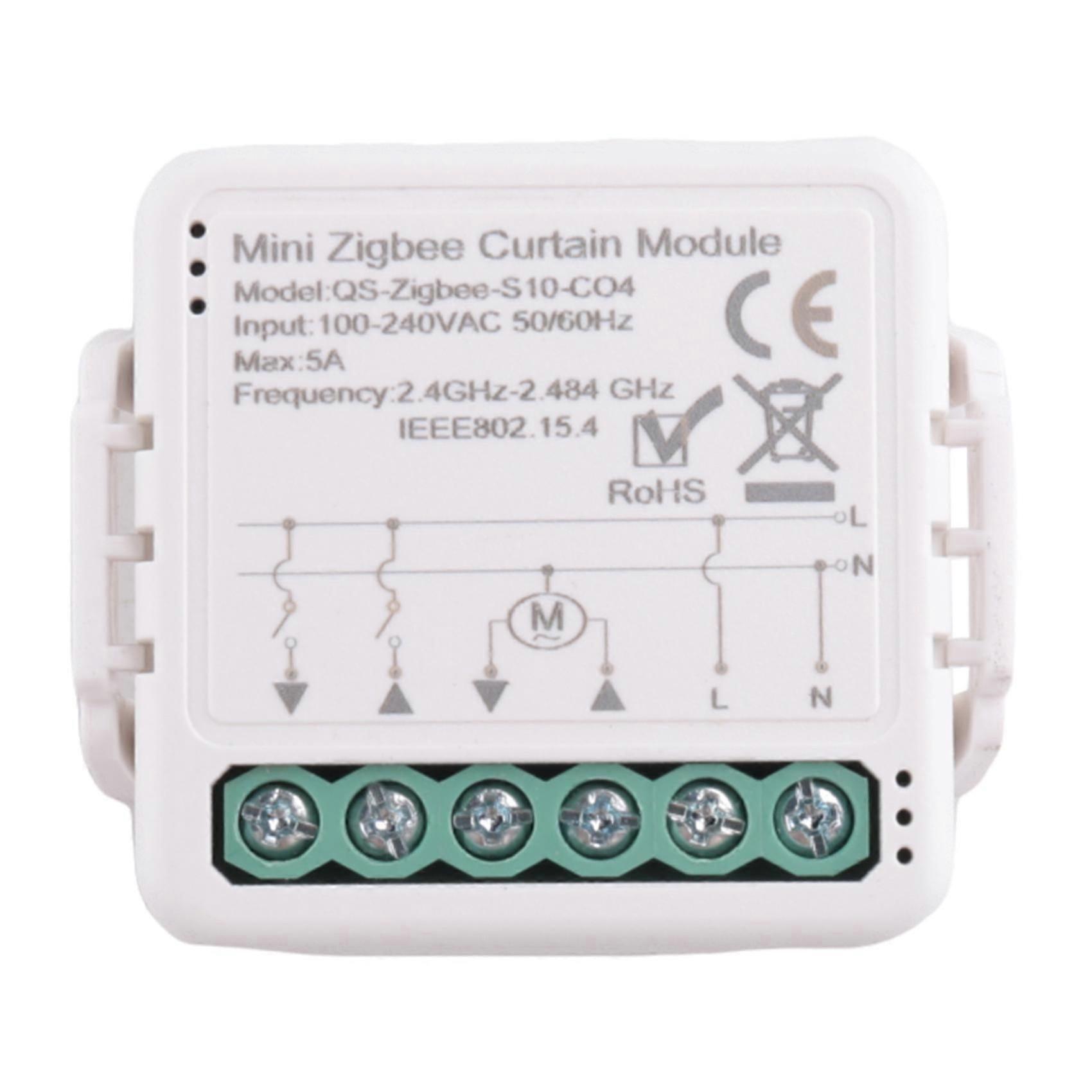 Tuya Smart Zigbee Curtain Switch Module for Roller Shutter Electric Motor Smart Life APP Remote Control