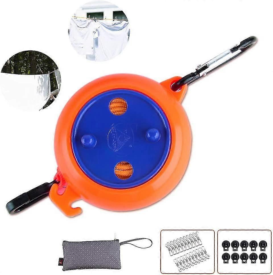 Camping Clothesline, 8m Clothesline Extendable, Clothesline Portable
