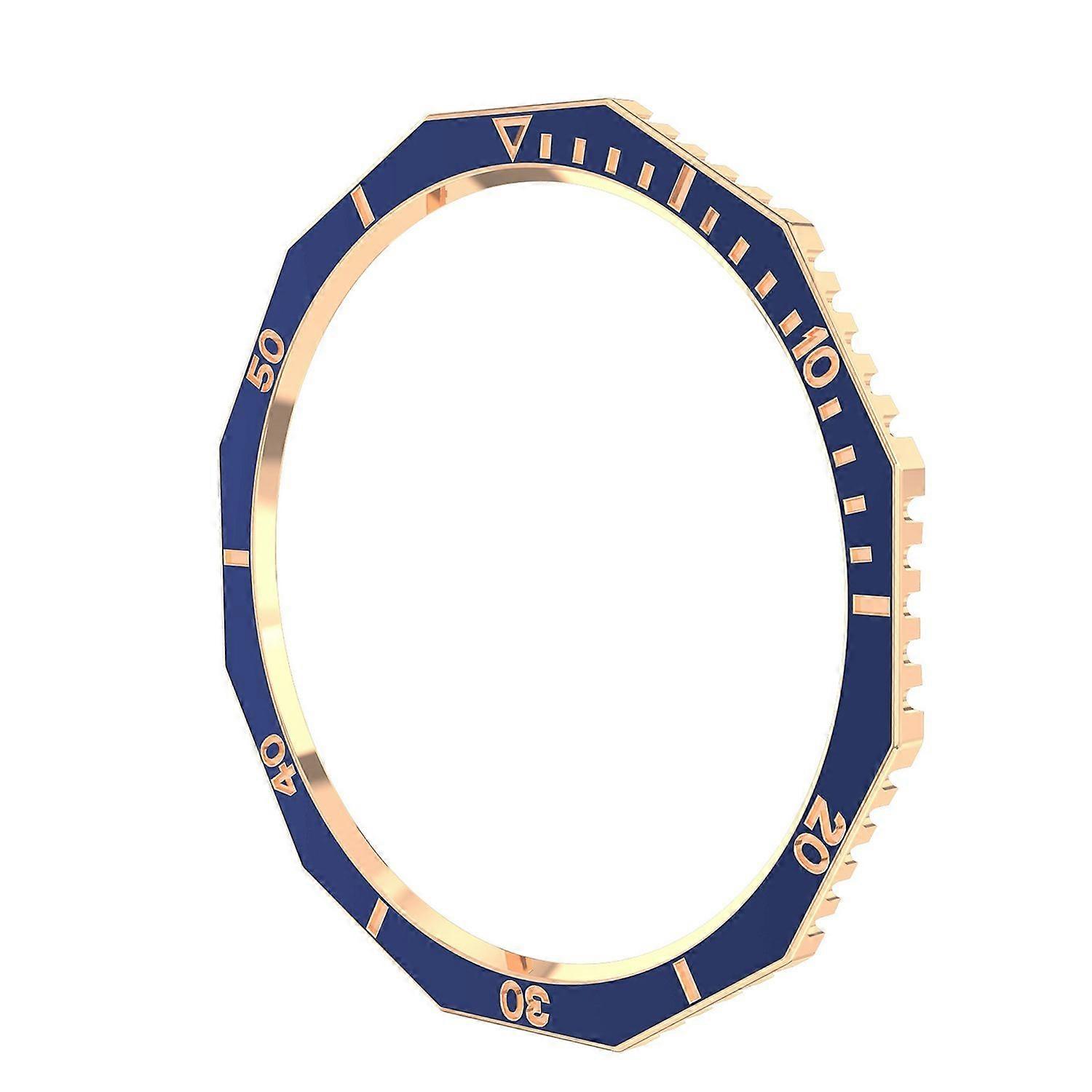 Bezel Ring for Samsung Galaxy Watch 6 Classic 43mm Smartwatch Blue / Rose Gold