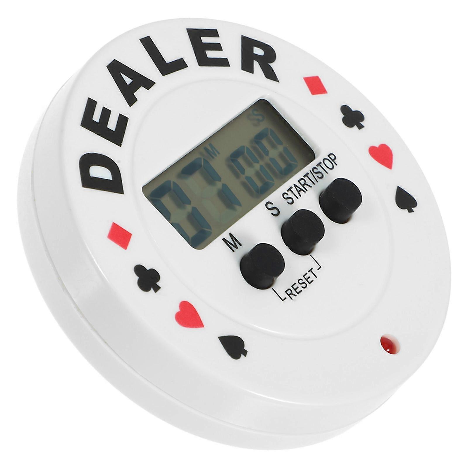Poker Timer Countdown Timer Board Game Dealer Digital Clock Game Timer Poker Accessory
