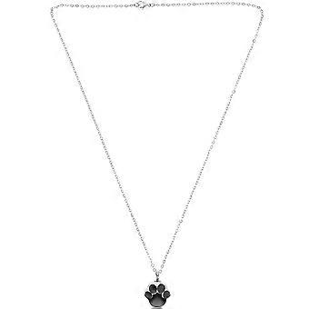 Dog Paw Print Pendant Pet Urn Necklace for Ashes Small Pet Urn Necklace