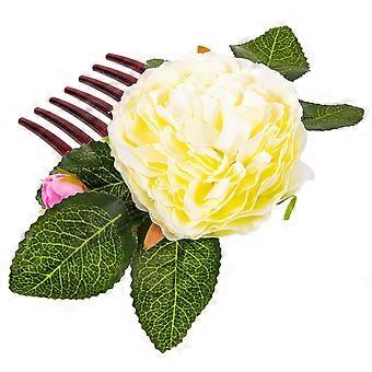 Blomsterhår kam dekorativt hår kam hår styling kam kvinner hår tilbehør