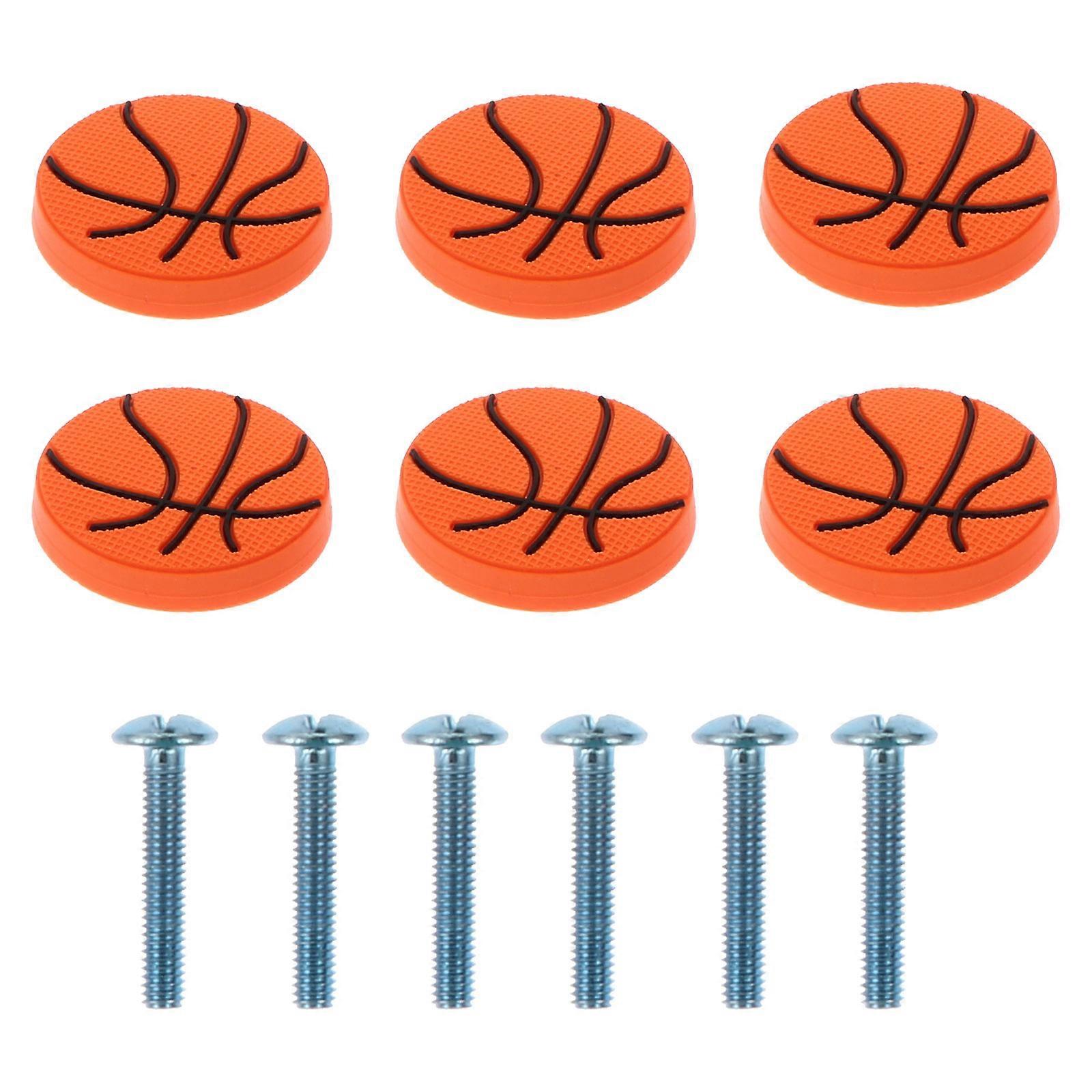 6Pcs Ball Drawer Knobs Cupboard Pull Handles Anti-Collision Knobs for Kid
