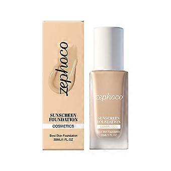 De Zephoco hydraterende vloeibare foundation egaliseert de huid op natuurlijke wijze, hydrateert de huid en is een milde, delicate, transparante en vlekkeloze vloeibare foundation.