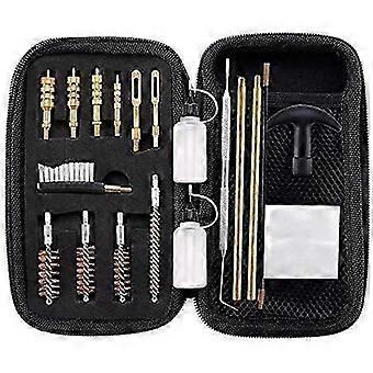Universal .22, .357, .38, 9mm, .45 Caliber Handgun Cleaning Kit - Bronze Bore Brush and Brass Adapter