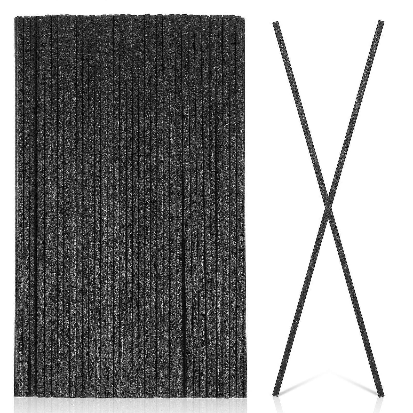 100pcs Diffuseur Bâtons Fibre Diffuseur Bâtons Épais Diffuseur Roseaux Bâtons Parfum Bâtons Remplacement