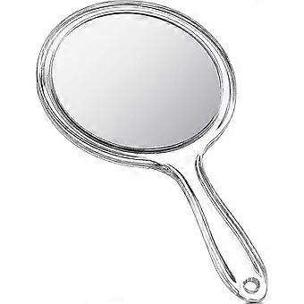 Double-sided handheld mirror with 1X/2X magnification [XR]