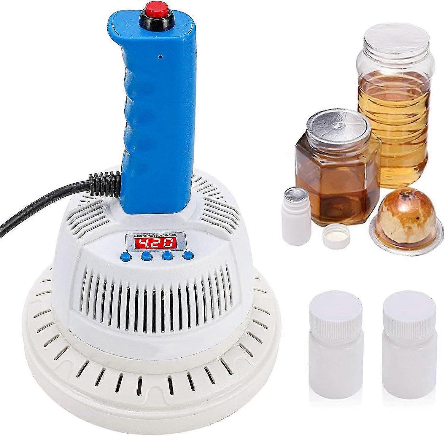 Induction Sealer Integrated Bottle Cap Sealing Machine, For Plastic Cap Diameter 2-8/4-13cm, Adjustable Time And Memory Function