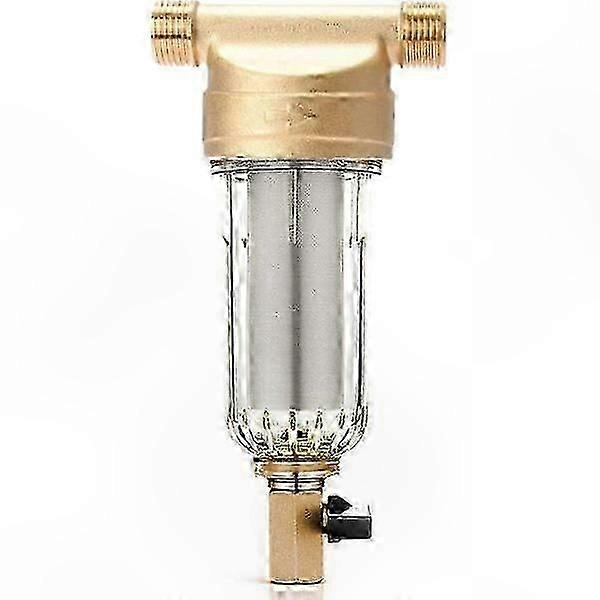 Reusable Spin-Down Sediment Water Filter compatible with Well Water, 3/4" Outer Thread