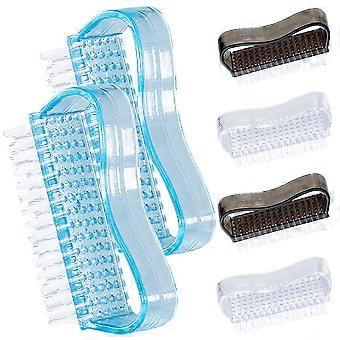 Fingernail Brush 12Pcs Nail Brushes for Cleaning Assorted Color Durable PP