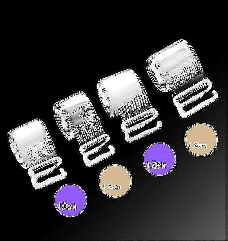 5 Pair Clear Bra Straps Invisible Transparent Shoulder Bra Strap Replacement