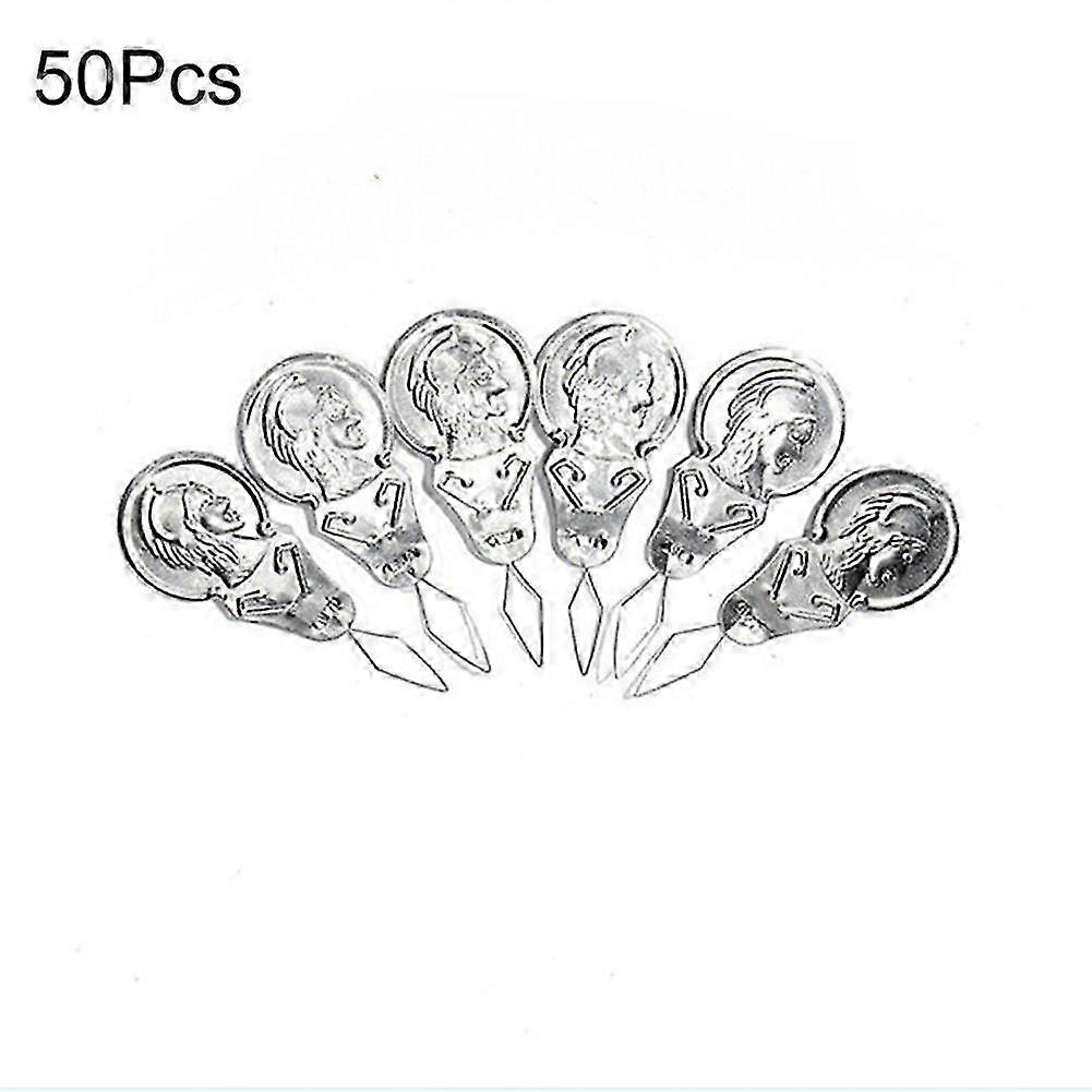 50Pcs Bow Wire Needle Threader Stitch Insertion Machine Hand Sewing Thread Tool