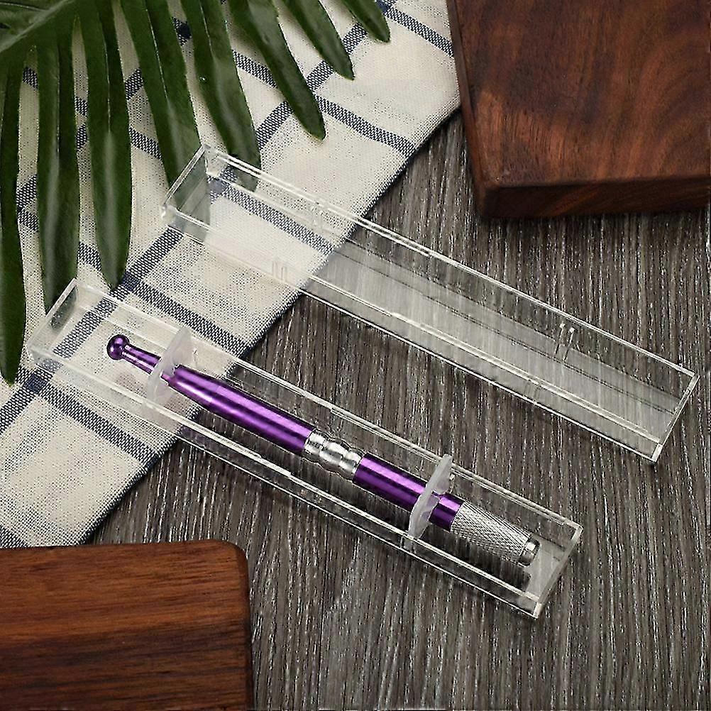 Eyebrow Pen Case Transparent Holder compatible with 1Pcs Microblading Storage