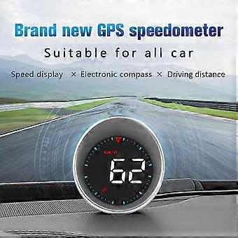 Car Head-up Display Digital Speedometer Display Driving Mileage,  Angle, Overspeed Alarm and Fatigue Driving Alarm