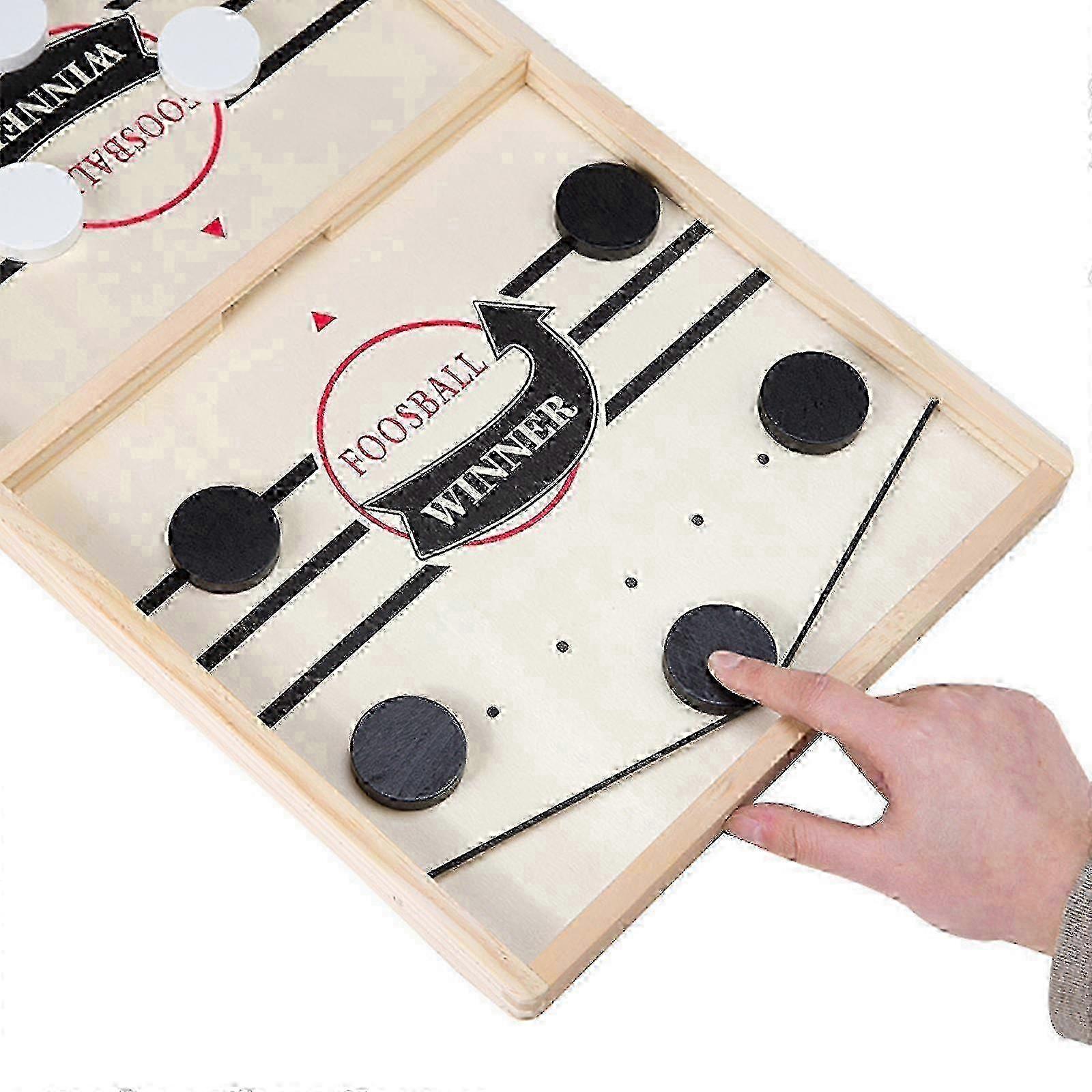 Solid Wood Sling Puck Game