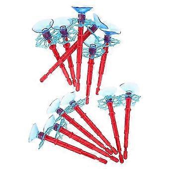 Red Plastic Suction Cup Arrows, 60 Pieces, for Kids Toy Play,x