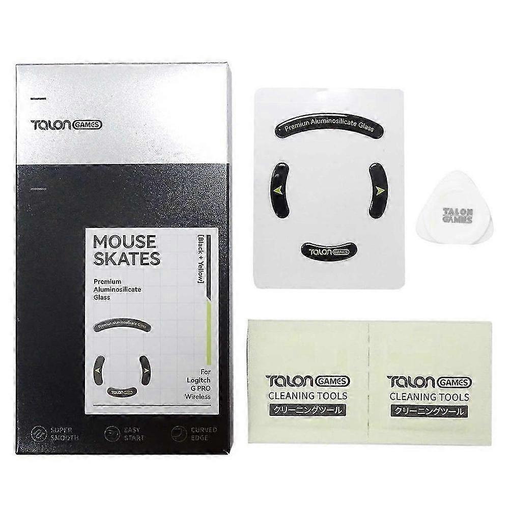 Glass Mouse Skates Feet Pad Compatible with Logitech GPRO Wireless Mouse