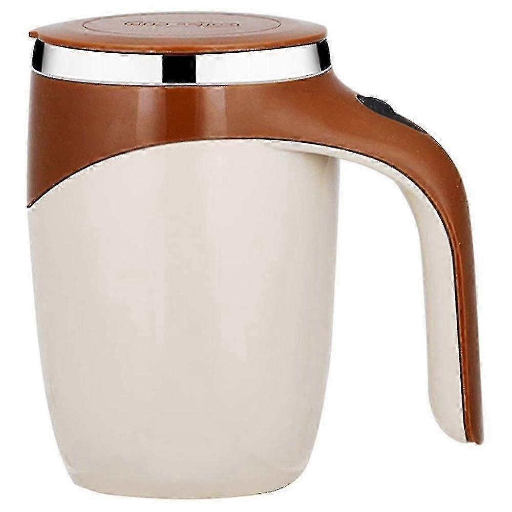 380ml Self Stirring Mug With Lid Automatic Stirring Coffee Cup