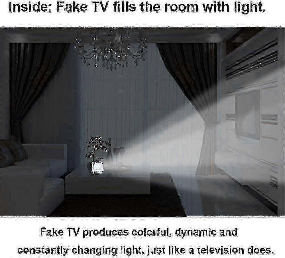 Realistic Deterrent Fake TV With Light Sensor