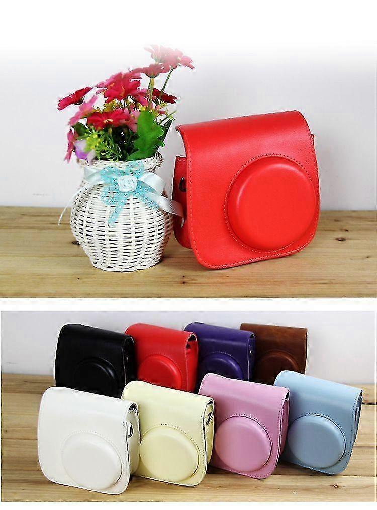 Compact PU Leather Instax Mini Camera Bag