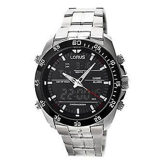 Lorus Digital Man Watch Analog/ Quartz Digital with Stainless Steel Bracelet RW611AX9