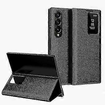 Leather Phone Case with Card Slot compatible with Smart View Window