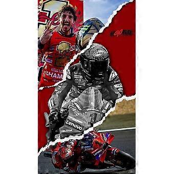 FRANCESCO BAGNAIA MOTO GP Jigsaw Puzzle Dimensions TU868