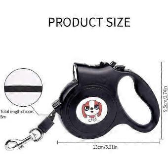 5m Ergonomic Retractable Leash with Light