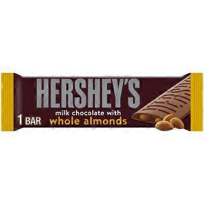Hershey's tejcsokoládé mandulával, 1,45 uncia.