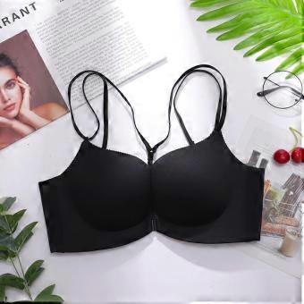 The new front buckle without steel ring bra is comfortable to gather and close, and the double breasts are beautiful on the back and seamless