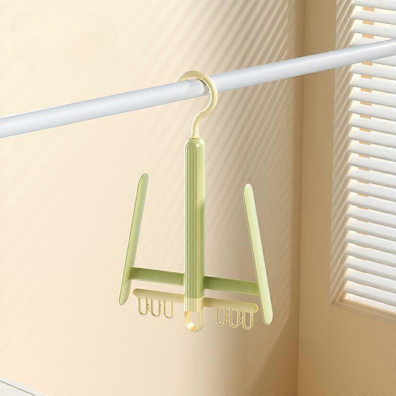 Shoe Drying Rack Windproof Rotating BalconyShoe Hanging Multi-functional Clothes Hanger Hook Drying Rack