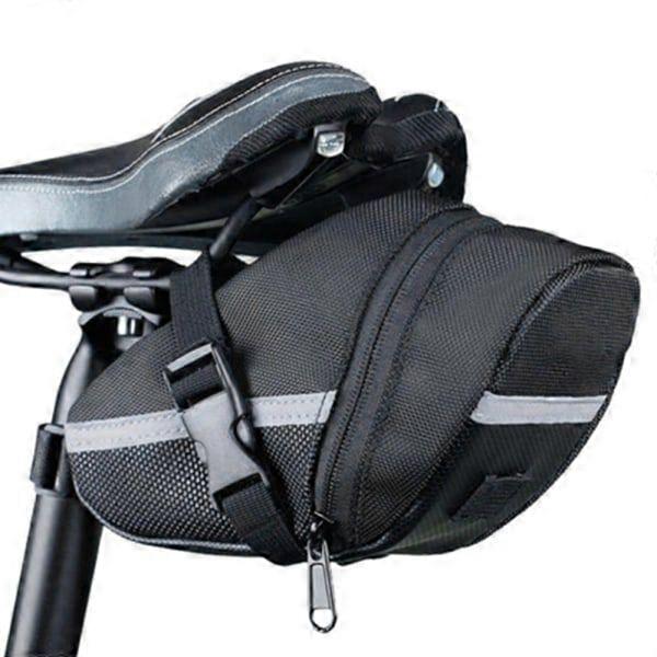 Bicycle Saddle Bag Waterproof Black