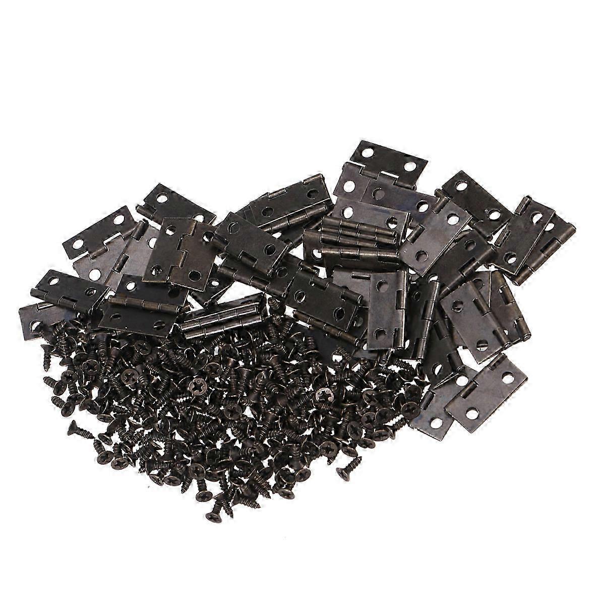 Automatic Hinges Heavy Duty Hinge compatible with Jewelry Boxes 50Pcs Included
