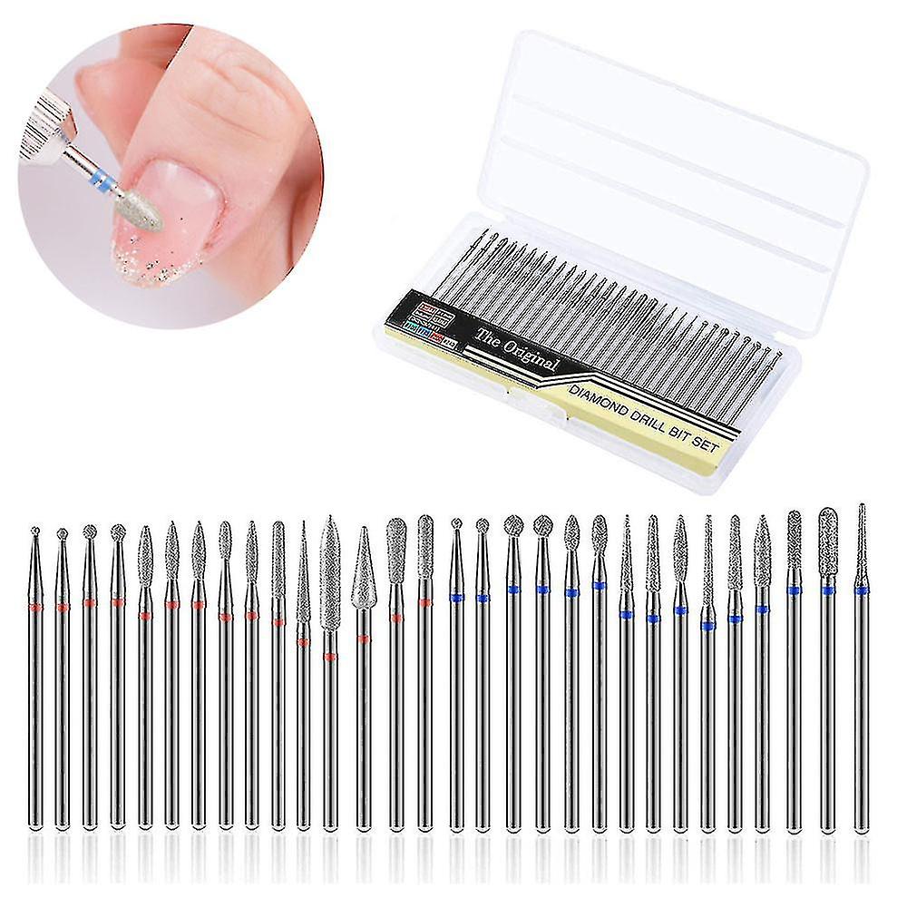 Nail Drill Bits Set For Acrylic Nails, Professional Diamond Cuticle