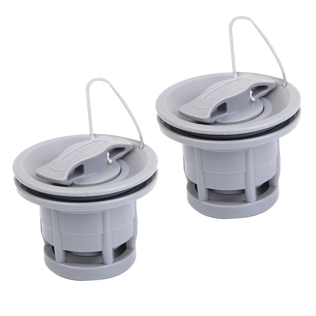2 Pieces Double Seal Air Valve for Inflatable Boat Raft Dinghy Kayak Canoe