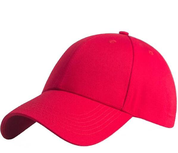 (red)casual Cotton Women's Baseball Cap