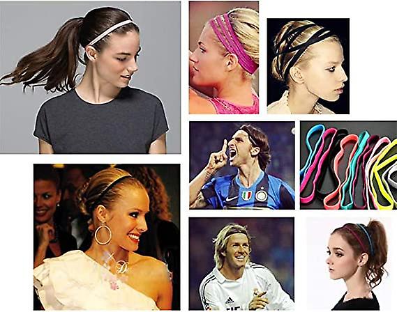 Stirnband Damen 8 Stück Set - Sport Haarbänder Für Yoga Und Fitness