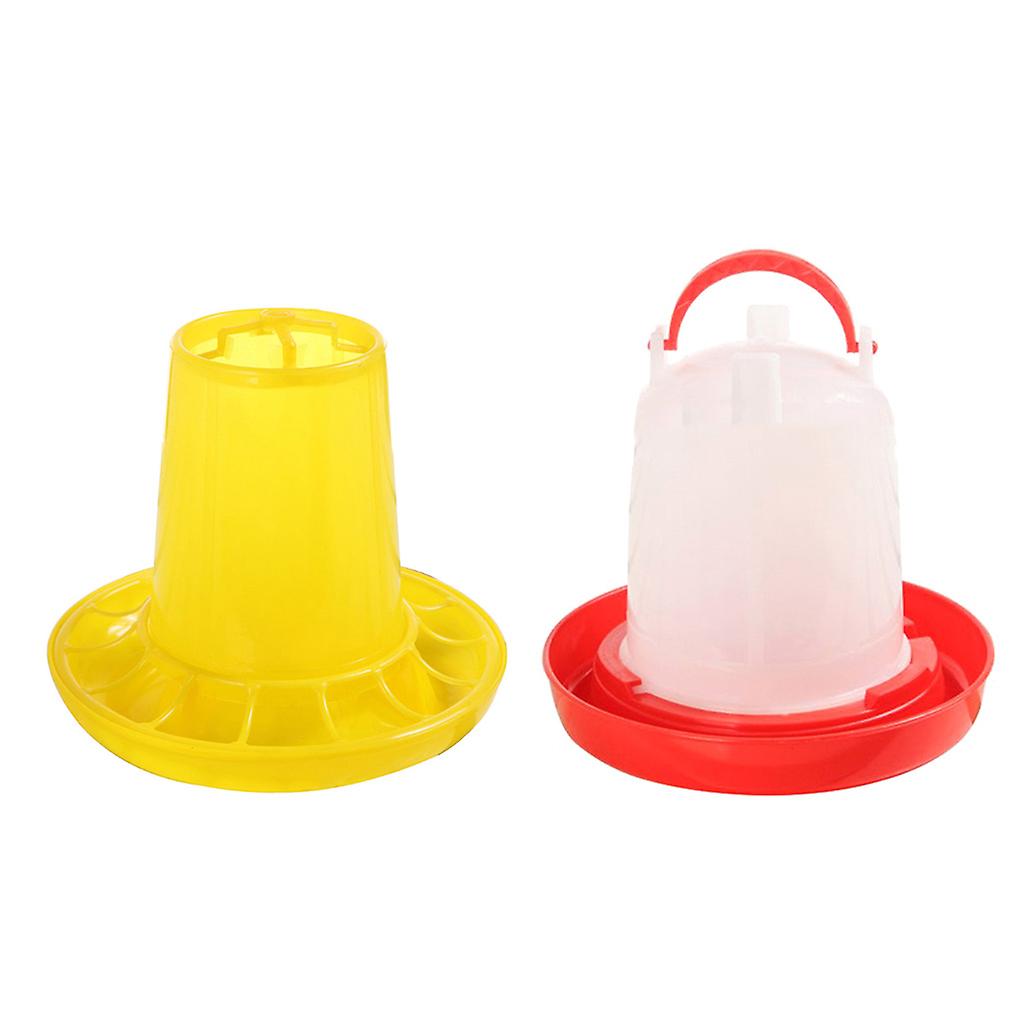 Kükenfutter-Tränke-Kombi für Geflügel-Kunststoff 2,2 lbs Futterautomat 2,2 lbs Tränke