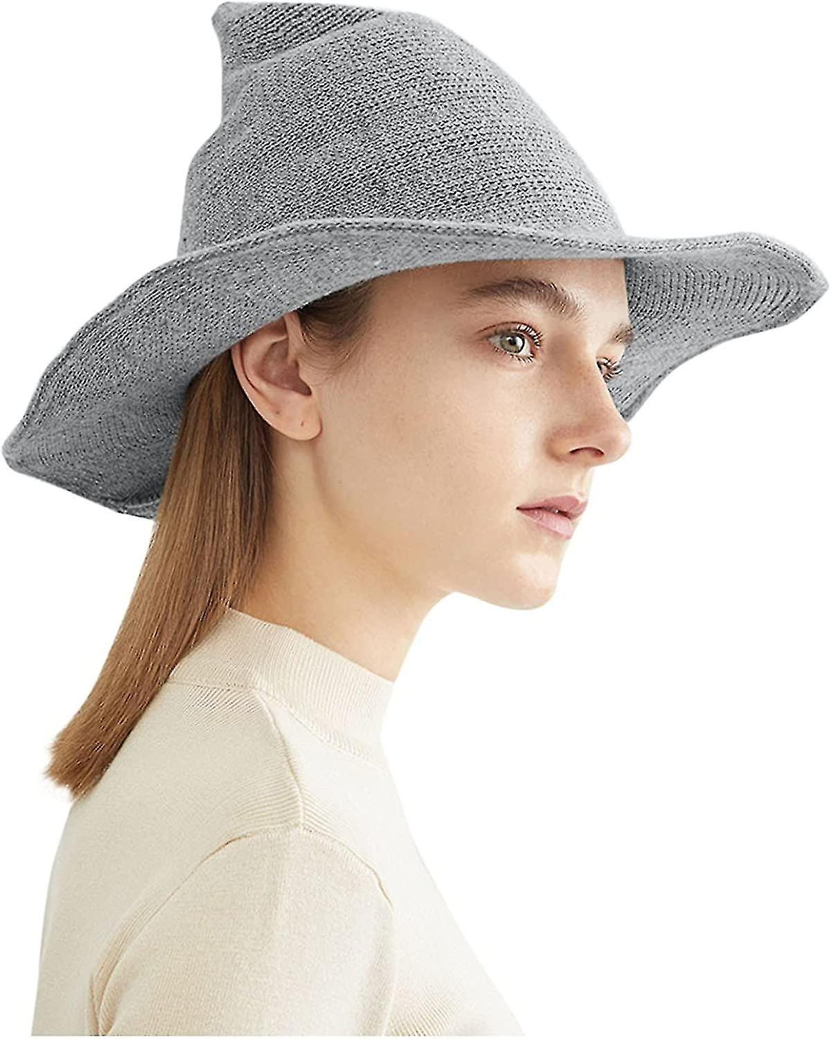 Chapeau D'hiver Avec Pompon Coupe-vent Femmes Chapeau Couleur Unie Chapeau Hiver Pais Doux Chaud Tricot Chapeau Sport Mitaines En Peluche