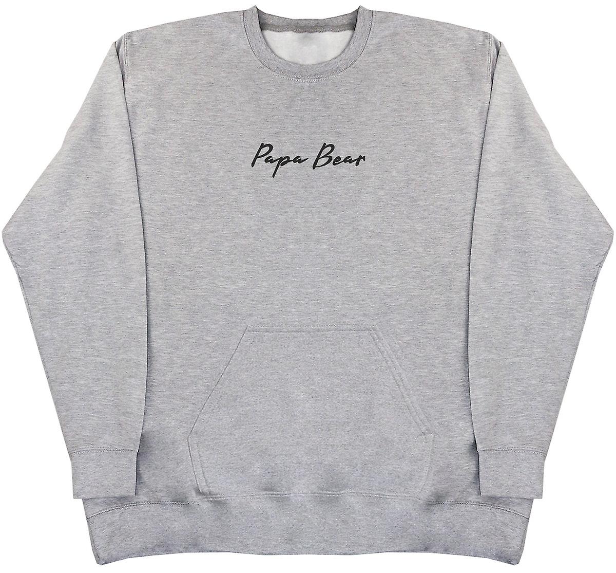 Papa Bear - Huge Oversized Hoodless Hoodie