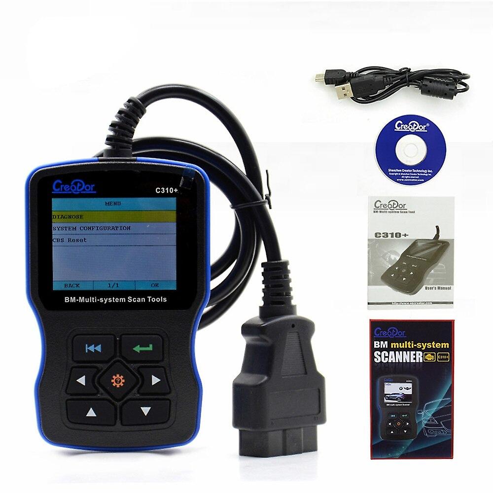 Car Diagnostic Tool C310 Scanner Read Clear Trouble Codes Engine Oil Reset Displays Live Data Stream